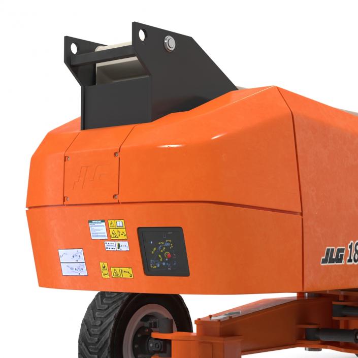 Telescopic Boom Lift JLG 1850 sj Rigged 3D model